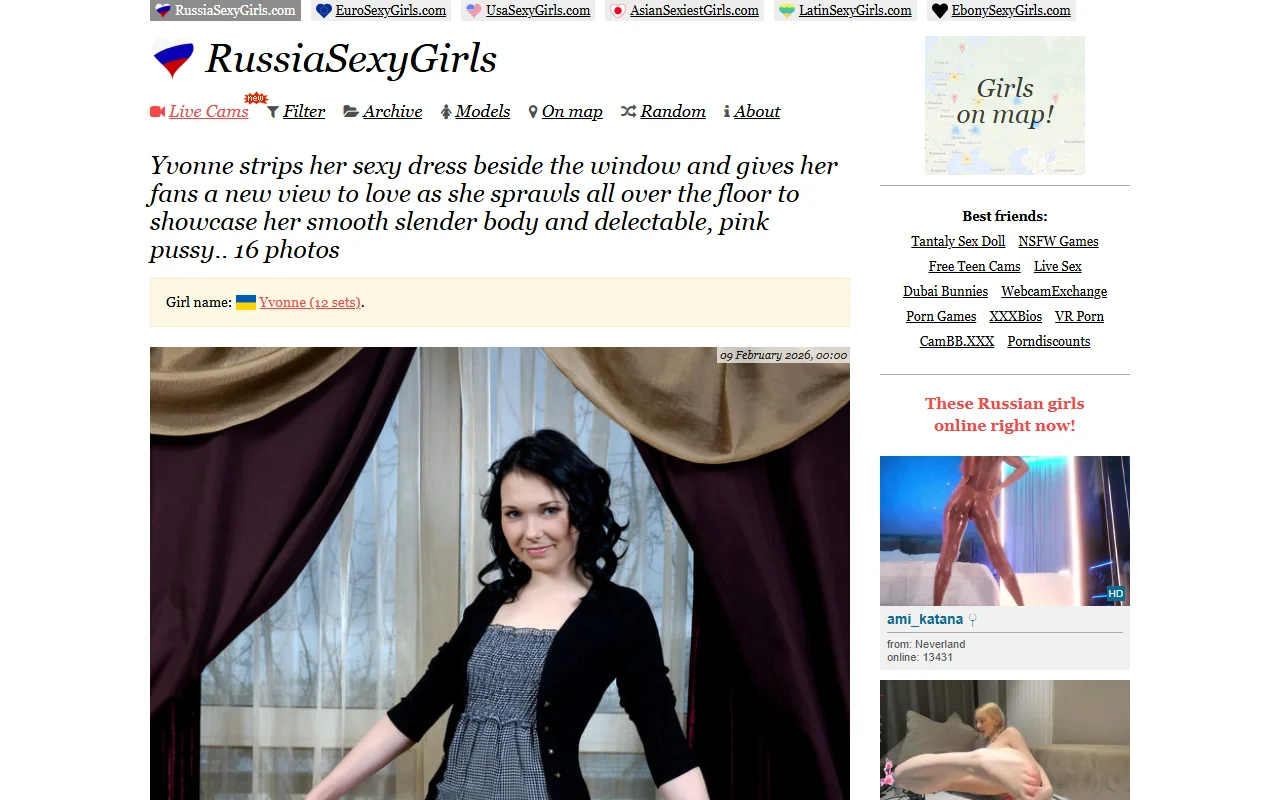 Screenshot of Russiasexygirls